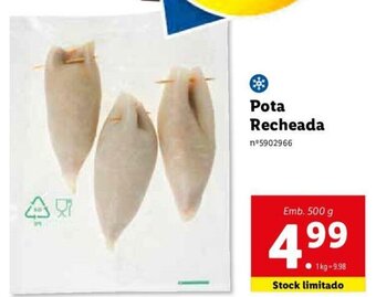 Lidl Pota Recheada 500g promoção