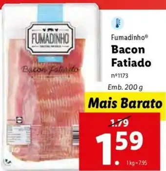Lidl Bacon Fatiado 200g promoção