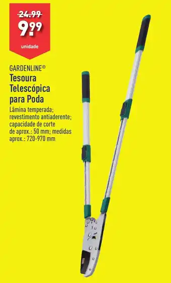 ALDI GARDENLINE Tesoura Telescópica para Poda promoção