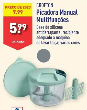 ALDI CROFTON Picadora Manual Multifunções promoção