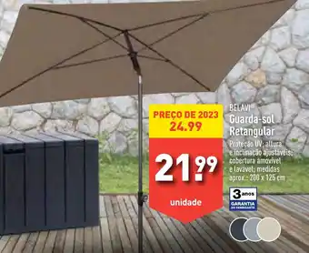 ALDI BELAVI Guarda-sol Retangular promoção