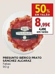 El Corte Inglés Sanchez alcaraz - presunto iberico prato promoção