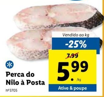 Lidl Perca do Nilo à Posta promoção