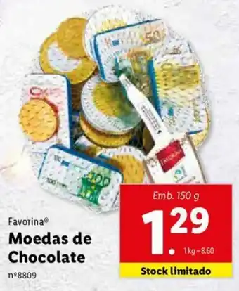 Favorina Moedas de Chocolate 150g