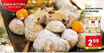 Lidl Favorina Bolinhos Stoller de Manteiga 350g promoção