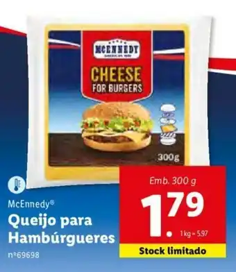 Queijo para Hambúrgueres 300g