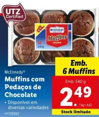 Muffins com Chocolate 540g
