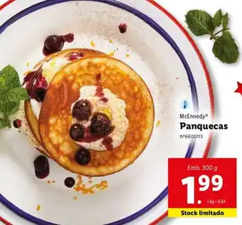 Lidl Panquecas 300g promoção
