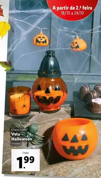 Lidl Vela Halloween promoção