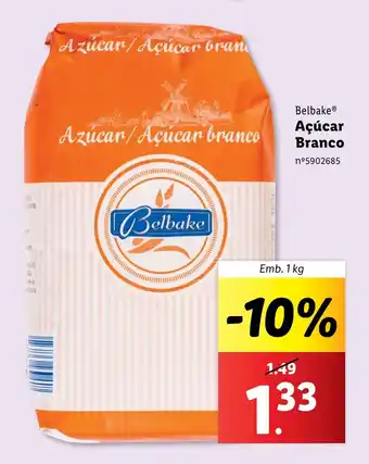 Lidl Belbake Açúcar Branco Emb. 1 kg promoção