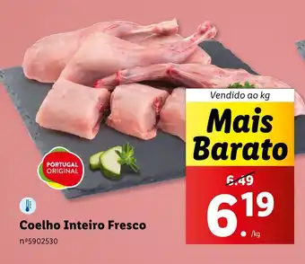 Lidl Coelho Inteiro Fresco n°5902530 Vendido ao kg promoção