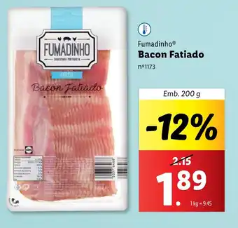 Lidl Fumadinho Bacon Fatiado Emb. 200 g promoção