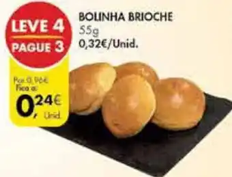 Pingo Doce BOLINHA BRIOCHE 55g promoção