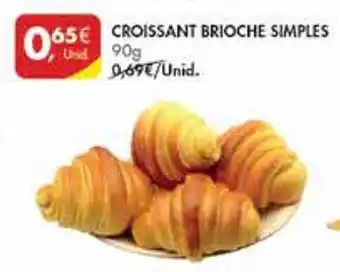 Pingo Doce CROISSANT BRIOCHE SIMPLES 90g promoção