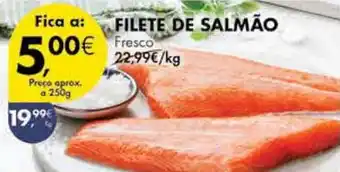 Pingo Doce FILETE DE SALMÃO Fresco promoção