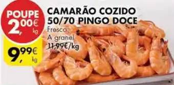 Pingo Doce CAMARÃO COZIDO 50/70 PINGO DOCE promoção