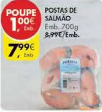 Pingo Doce POSTAS DE SALMÃO Emb. 700g promoção