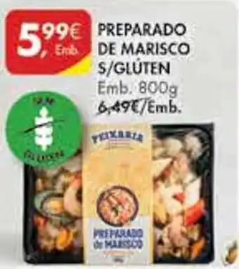 Pingo Doce PREPARADO DE MARISCO S/GLÚTEN Emb. 800g promoção
