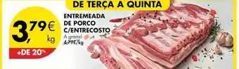 Pingo Doce ENTREMEADA DE PORCO C/ENTRECOSTO A granel kg promoção