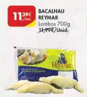 Pingo Doce BACALHAU REYMAR Lombos 700g promoção