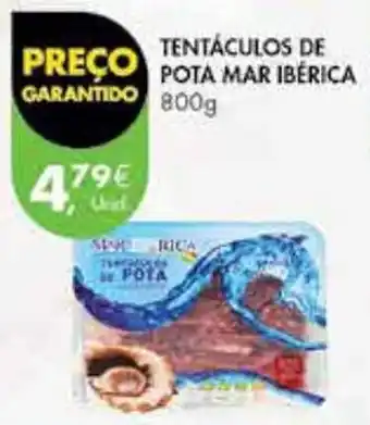 Pingo Doce TENTÁCULOS DE POTA MAR IBÉRICA 800g promoção