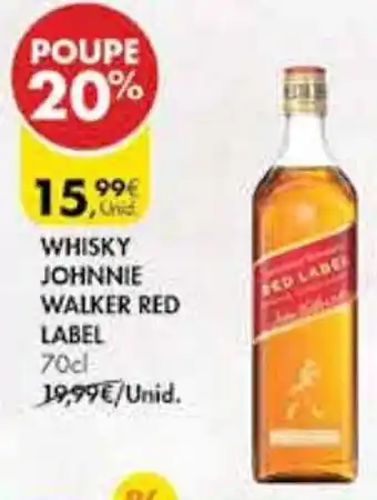 WHISKY JOHNNIE WALKER RED LABEL 70cl