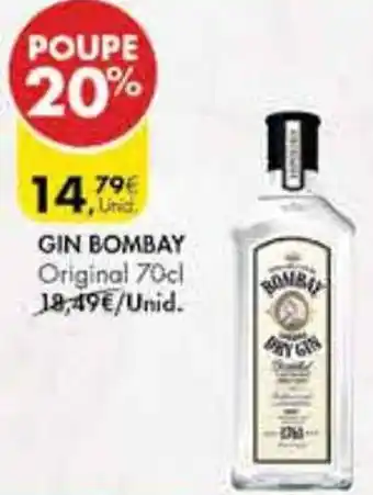 Pingo Doce GIN BOMBAY Original 70cl promoção