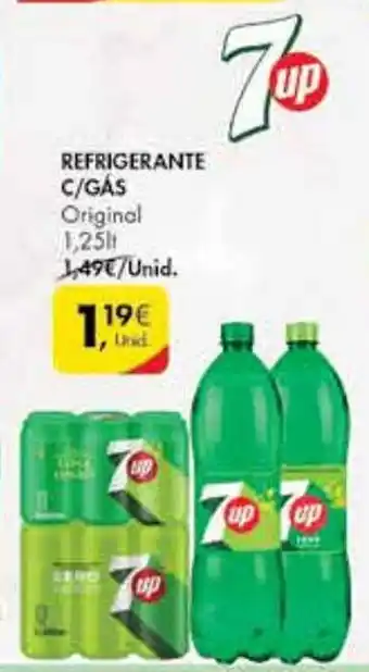 Pingo Doce REFRIGERANTE C/GAS Original 1,25lt promoção