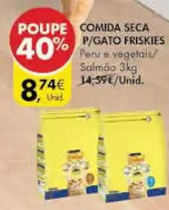 Pingo Doce COMIDA SECA P/GATO FRISKIES 3kg promoção