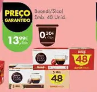 Pingo Doce Buondi/ Sical Emb. 48 Unid promoção