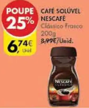 CAFÉ SOLÚVEL NESCAFÉ 200g