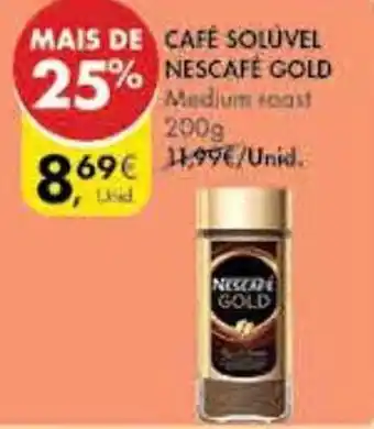 Pingo Doce CAFÉ SOLUVEL NESCAFE GOLD 200g promoção