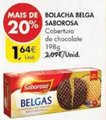 Pingo Doce BOLACHA BELGA SABOROSA 198G promoção