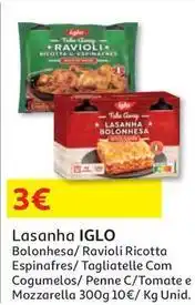 Auchan Iglo - lasanha promoção