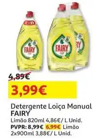 Auchan Fairy - detergente loiça manual promoção