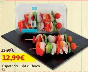 Auchan Espetada lula e choco promoção
