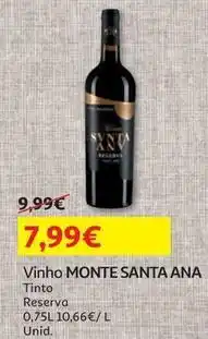 Auchan Monte santa ana - vinho promoção