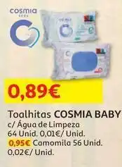 Auchan Cosmia baby - toalhitas promoção