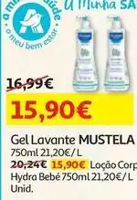 Auchan Mustela - gel lavante promoção