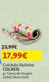 Auchan Colreis - colchão rolinho promoção