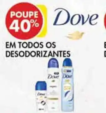 Pingo Doce EM TODOS OS DESODORIZANTES DOVE promoção