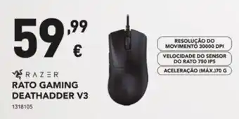 Radio Popular RAZER RATO GAMING DEATHADDER V3 promoção