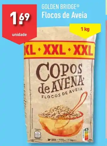 ALDI GOLDEN BRIDGE FLOCOS DE AVEIA unidade promoção
