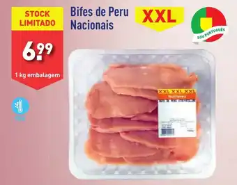 ALDI Bifes de Peru XXL Nacionais promoção