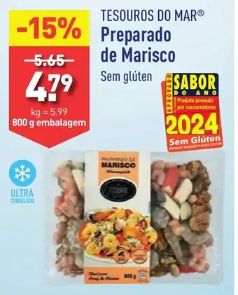 ALDI TESOUROS DO MAR Preparado de Marisco 800G promoção