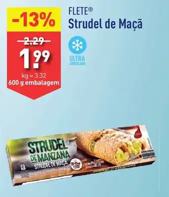 ALDI FLETE Strudel de Maçã 600G promoção