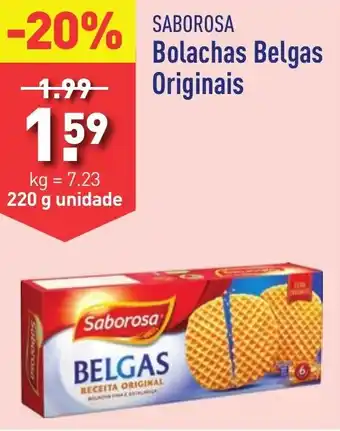 Saborosa Bolachas Belgas Originais 220g