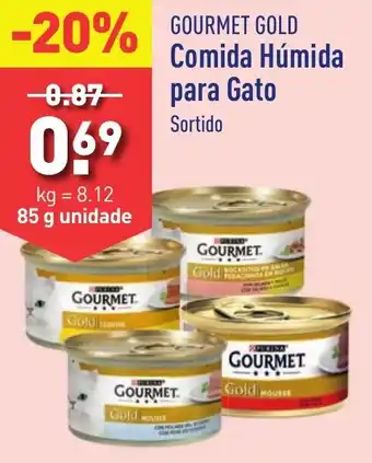 ALDI GOURMET GOLD Comida Húmida para Gato 85g promoção