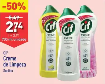ALDI CIF Creme de Limpeza 700ml promoção