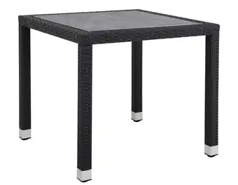 METRO PROFESSIONAL Mesa 80X80 Preta